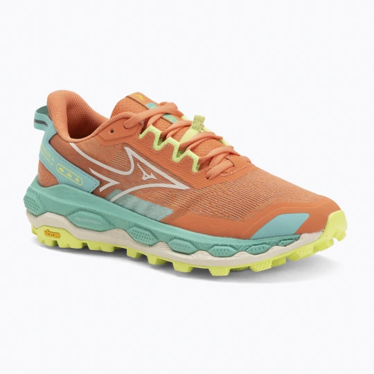 Zdjęcie produktu Buty do biegania damskie Mizuno Wave Mujin 11 fresh salmon/pristine/sharp green Pomarańczowy