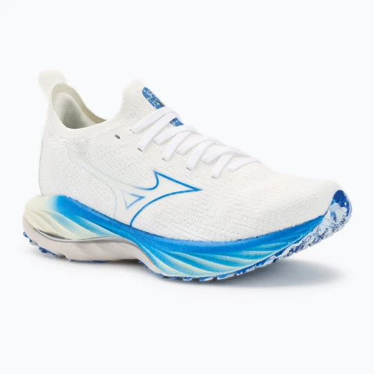Zdjęcie produktu Buty do biegania damskie Mizuno Wave Neo Wind white / silver / peace blue