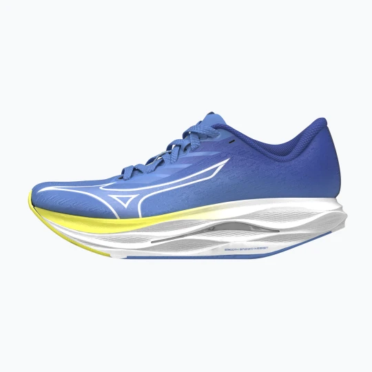 Zdjęcie produktu Buty do biegania damskie Mizuno Wave Rebellion Flash 3 ultramarine/dazzling blue/fortune yellow