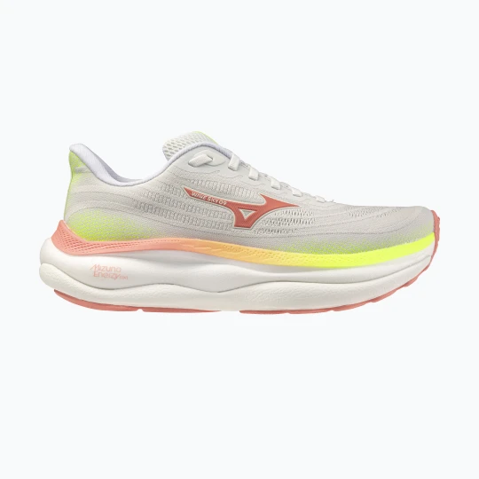 Zdjęcie produktu Buty do biegania damskie Mizuno Wave Sky 9 gf white / desert flower / lime pulp Beżowy