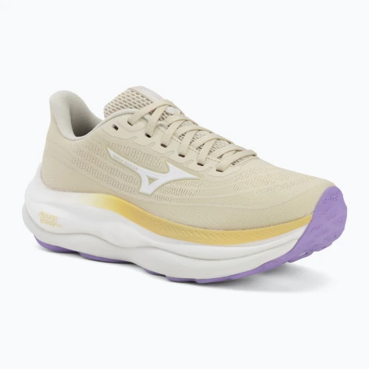 Zdjęcie produktu Buty do biegania damskie Mizuno Wave Sky 9 summer sand/white/ curds&whey Szary