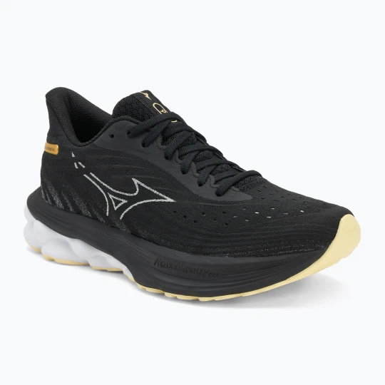 Zdjęcie produktu Buty do biegania damskie Mizuno Wave Skyrise 6 black / snow white / glowing cream