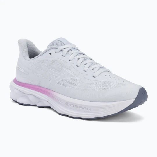 Zdjęcie produktu Buty do biegania damskie Mizuno Wave Skyrise 7 ancient water / white / first bloom Szary