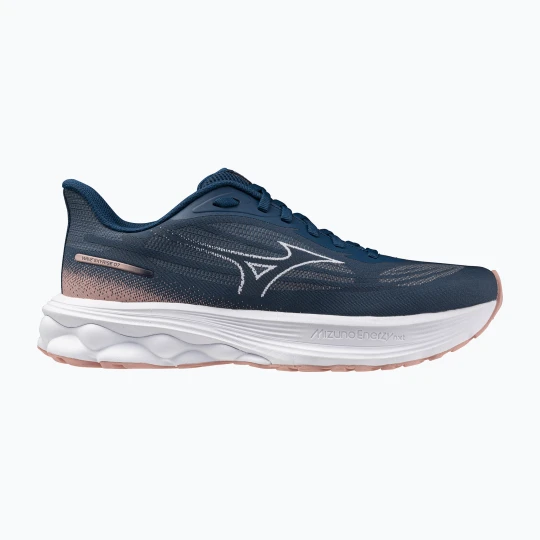 Zdjęcie produktu Buty do biegania damskie Mizuno Wave Skyrise 7 sailor blue/white/rose elegance