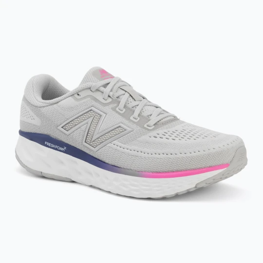 Zdjęcie produktu Buty do biegania damskie New Balance Fresh Foam Evoz V4 grey matter / pink heat / blue oyster