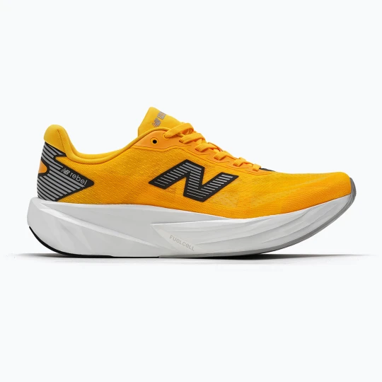 Zdjęcie produktu Buty do biegania damskie New Balance FuelCell Rebel V5 satsuma orange / grey matter