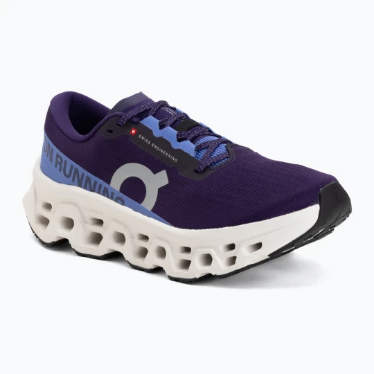 Zdjęcie produktu Buty do biegania damskie On Cloudmonster 3 nebula / ivory Fioletowy