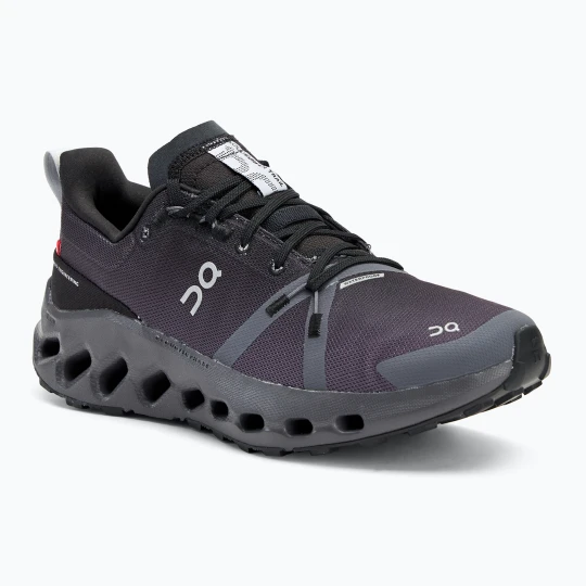 Zdjęcie produktu Buty do biegania damskie On Cloudsurfer Trail Waterproof black/eclipse Fioletowy