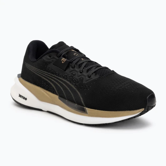 Zdjęcie produktu Buty do biegania damskie Puma Eternity Nitro black/gold/white
