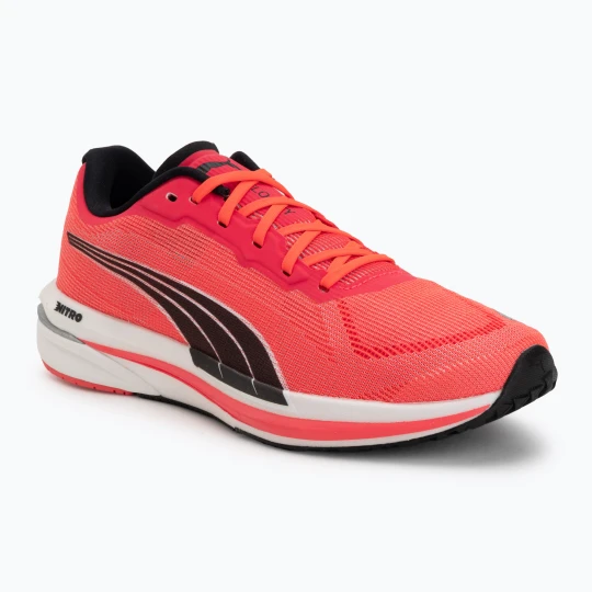 Zdjęcie produktu Buty do biegania damskie PUMA Eternity Nitro sunblaze / white / black Czerwony