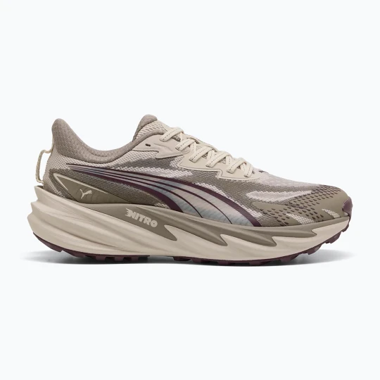 Zdjęcie produktu Buty do biegania damskie Puma Velocity NITRO Trail silver fog / ruby Beżowy