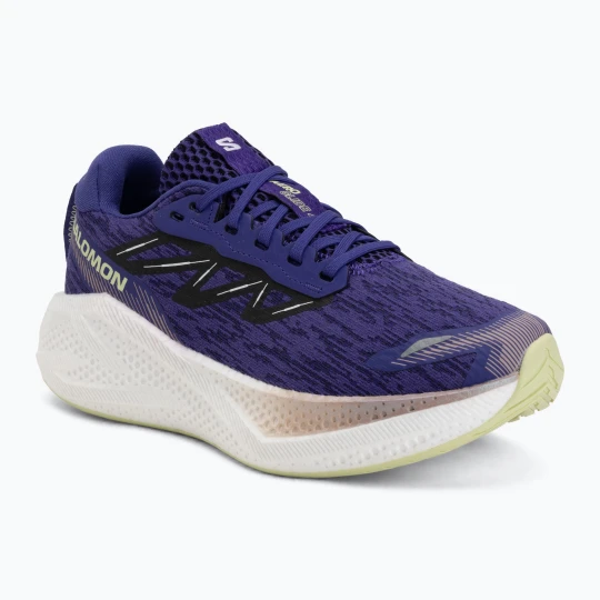 Zdjęcie produktu Buty do biegania damskie Salomon Aero Glide 4 deep blue / white / butterfly