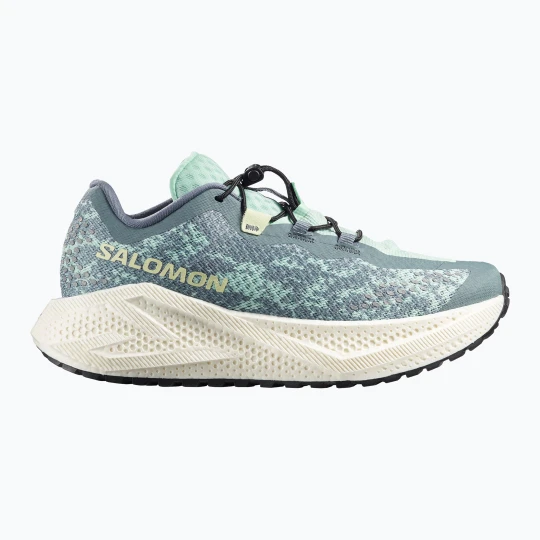 Zdjęcie produktu Buty do biegania damskie Salomon Aero Glide 4 GRVL stormy weather / lichen / vanilla ice Zielony