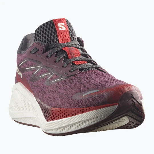Zdjęcie produktu Buty do biegania damskie Salomon Aero Glide 4 huckleberry / vanilla ice Bordowy