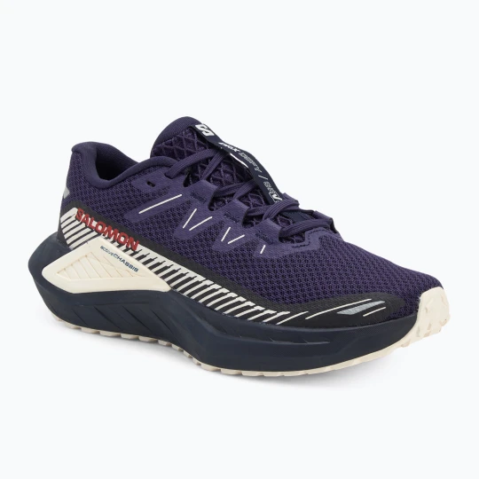 Zdjęcie produktu Buty do biegania damskie Salomon DRX Defy Gravel astral aura/maritime blue/vanilla ice Fioletowy