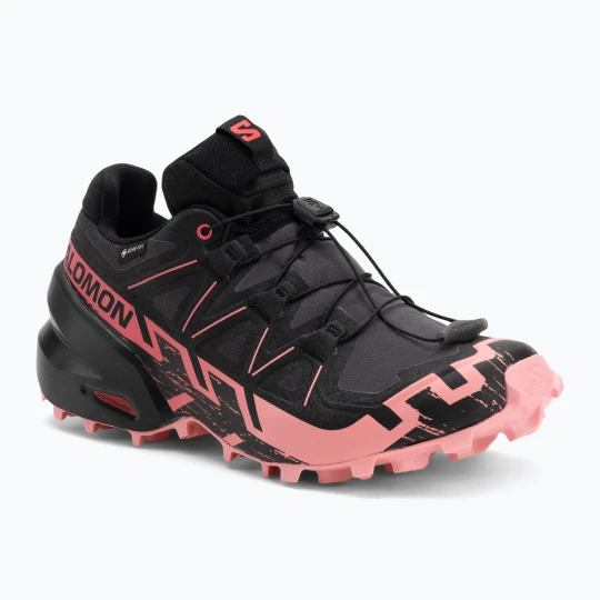 Zdjęcie produktu Buty do biegania damskie Salomon Speedcross 6 GTX nine iron / black / flamingo pink