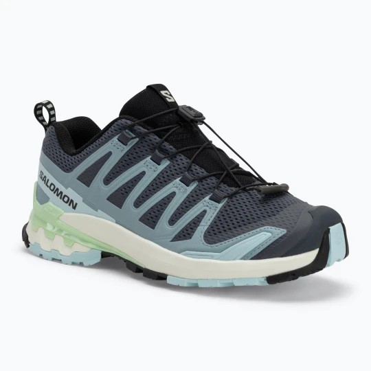 Zdjęcie produktu Buty do biegania damskie Salomon XA Pro 3D V9 turbulence / iced aqua / patina green Szary