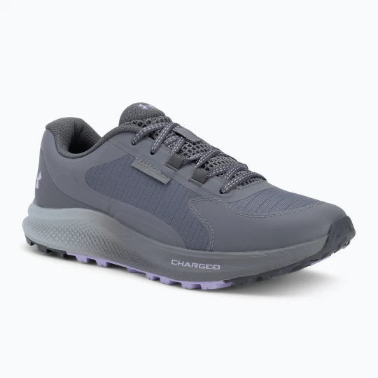 Zdjęcie produktu Buty do biegania damskie Under Armour Charged Bandit Trail 3 titan grey / castlerock / purple crest