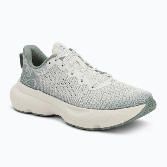 Zdjęcie produktu Buty do biegania damskie Under Armour Infinite white quartz / silica green / metallic silica