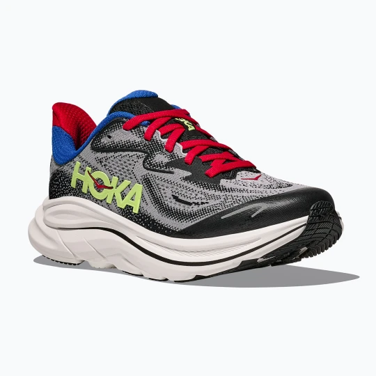 Zdjęcie produktu Buty do biegania dziecięce HOKA Clifton 10 foggy grey/black