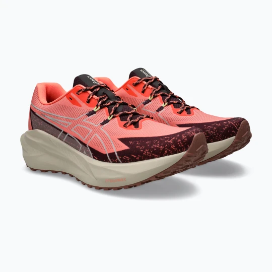 Zdjęcie produktu Buty do biegania męskie Asics Blazeblast sun coral / dark aubergine Czerwony