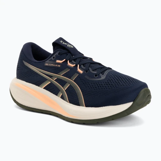 Zdjęcie produktu Buty do biegania męskie ASICS Gel-Cumulus 28 midnight/khaki green Granatowy