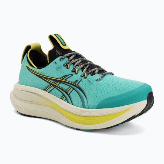 Zdjęcie produktu Buty do biegania męskie ASICS Gel-Nimbus 28 TR aurora green/black Beżowy