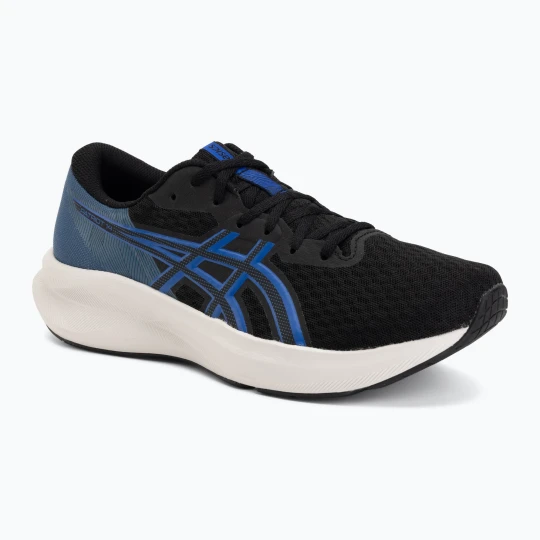 Zdjęcie produktu Buty do biegania męskie ASICS Patriot 14 black / neon blue