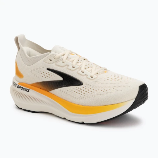 Zdjęcie produktu Buty do biegania męskie Brooks Glycerin GTS 23 arctic wolf/angora/orange Beżowy