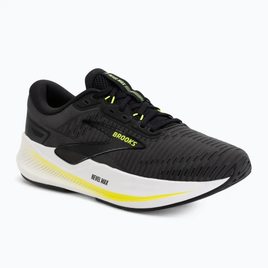 Zdjęcie produktu Buty do biegania męskie Brooks Revel Max ebony / black / nightlife Szary