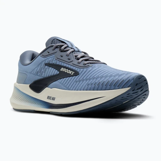 Zdjęcie produktu Buty do biegania męskie Brooks Revel Max rain washed / grey / navy Niebieski