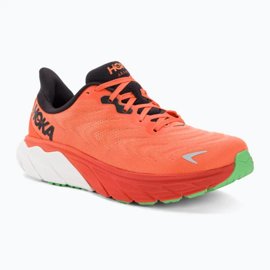 Zdjęcie produktu Buty do biegania męskie HOKA Arahi 6 flame / black Pomarańczowy