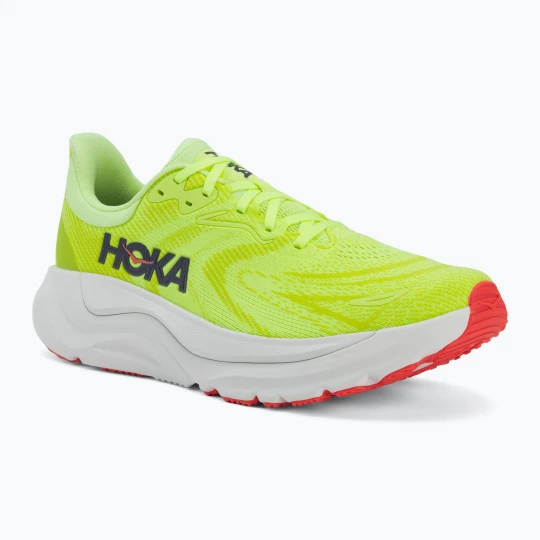 Zdjęcie produktu Buty do biegania męskie HOKA Arahi 8 Wide neon yuzu/neon flame Żółty