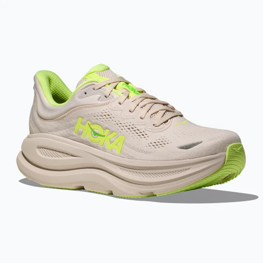 Zdjęcie produktu Buty do biegania męskie HOKA Bondi 9 grout / neon yuzu Beżowy
