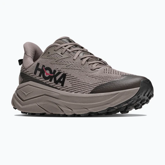 Zdjęcie produktu Buty do biegania męskie HOKA Challenger 8 GTX pebble grey / boulder grey Brązowy