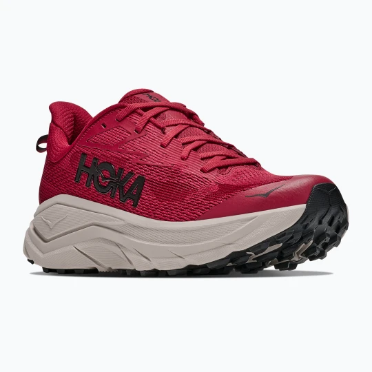 Zdjęcie produktu Buty do biegania męskie HOKA Challenger 8 red agate / river rock grey