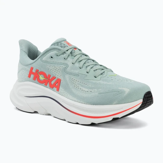 Zdjęcie produktu Buty do biegania męskie HOKA Clifton 10 sage / neon flame Niebieski