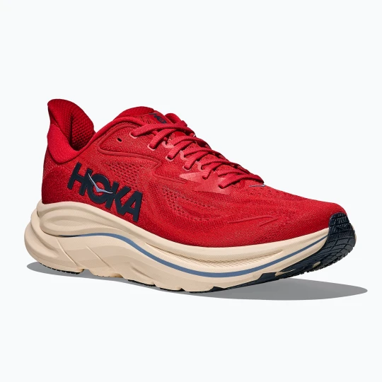 Zdjęcie produktu Buty do biegania męskie HOKA Clifton 10 vermillion / varsity navy Czerwony