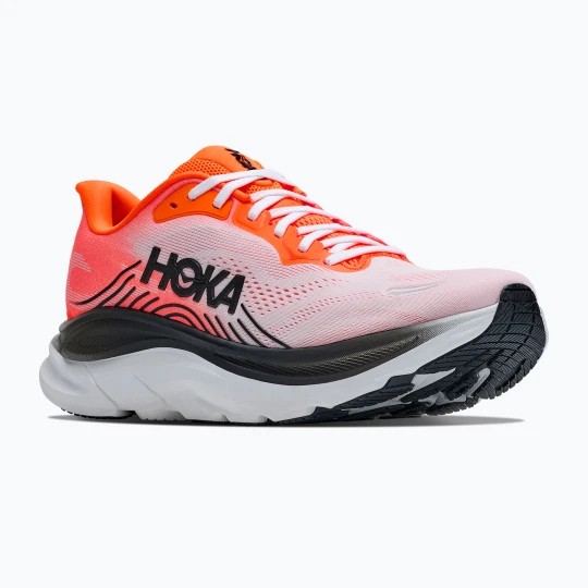 Zdjęcie produktu Buty do biegania męskie HOKA Clifton 11 Wide neon tangerine / frost Pomarańczowy