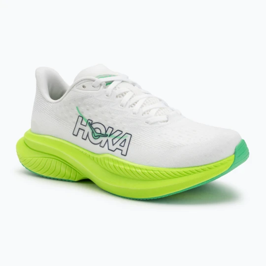Zdjęcie produktu Buty do biegania męskie HOKA Mach 6 white / neon lime