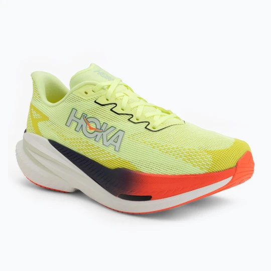 Zdjęcie produktu Buty do biegania męskie HOKA Mach X 3 Wide neon yuzu / squid ink Żółty