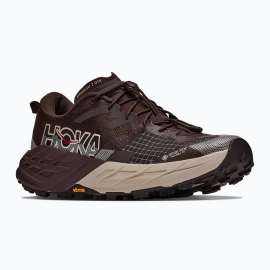 Zdjęcie produktu Buty do biegania męskie HOKA Speedgoat 7 GTX Wide spiced chocolate / river rock grey Brązowy