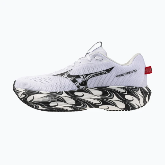 Zdjęcie produktu Buty do biegania męskie Mizuno Wave Rider 30 Disclosure white / black / high risk red