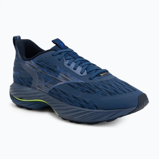 Zdjęcie produktu Buty do biegania męskie Mizuno Wave Rider GTX 3 estate blue / dazzling blue / lightning yellow Granatowy