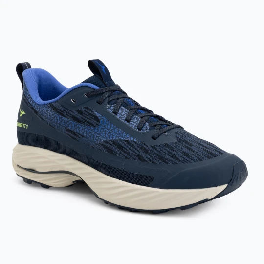 Zdjęcie produktu Buty do biegania męskie Mizuno Wave Rider TT 3 dress blues/dazzling blue/lightning yellow Granatowy