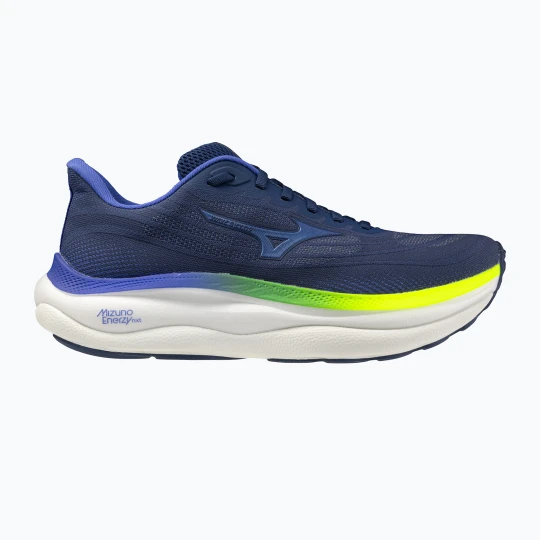 Zdjęcie produktu Buty do biegania męskie Mizuno Wave Sky 9 estate blue / sirius / lightning yellow