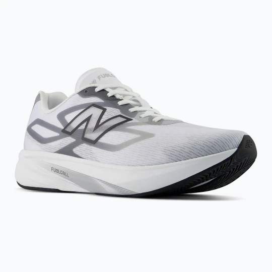 Zdjęcie produktu Buty do biegania męskie New Balance FuelCell Flite-R V1 white / slate grey / neo flame