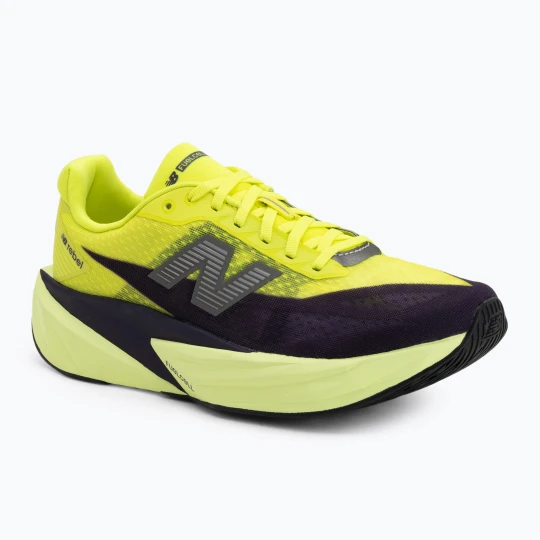 Zdjęcie produktu Buty do biegania męskie New Balance FuelCell Rebel V5 alkaline green / boyseerry / dark silver metallic Żółty
