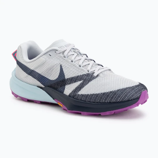 Zdjęcie produktu Buty do biegania męskie Nike Kiger 10 metallic platinum/sapphire/midnight navy Szary