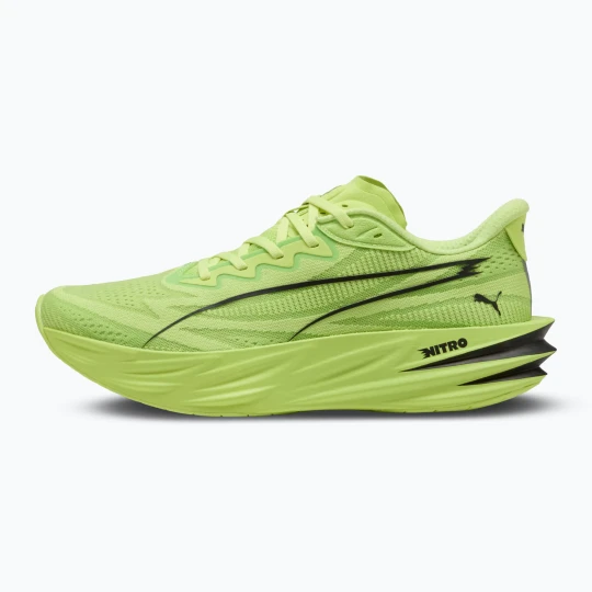 Zdjęcie produktu Buty do biegania męskie Puma Deviate Pure Nitro sunny lime / puma black Żółty